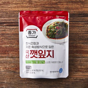 대상 종가 깻잎지, 150g, 1개