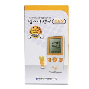 SD바이오센서 에스디 체크 골드2 혈당측정기, 1개, SD CHECK GOLD 2 Blood Glucose Monitoing System(01GC22)