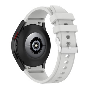 쉴드랩 갤럭시워치 6 5 4 클래식 실리콘 스트랩 시계줄 40mm 44mm 42mm 46mm 43mm 47mm 클래식형 호환 실리콘, 그레이