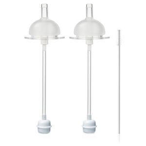 하이비 1단계 추달린 교체용 빨대꼭지 2p + 추빨대 2p + 세척솔 세트, 1세트