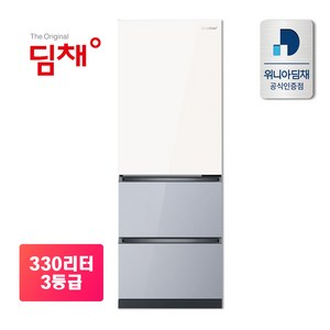 [공식인증점] 딤채 330L 스탠드 김치냉장고 VDT33JEPISNT 샤인스노우노바 실버 24년형 전국무료설치&폐가전무료수거, VDT33JEPISNT샤인 스노우노바실버