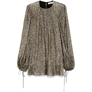 끌로에 라메 블라우스, 블랙계열+골드계열, France 36(KR 55)