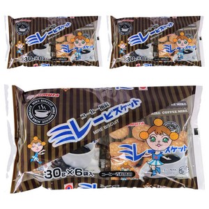노무라 밀레 비스킷 커피 맛 봉지 6개입, 180g, 3개