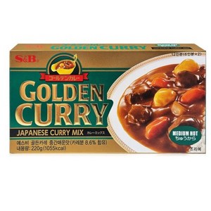 에스앤비골든 카레 중간매운맛, 220g, 1개