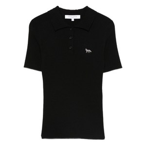 메종키츠네 니트 폴로 셔츠, 블랙계열, M(KR 66)