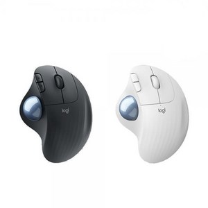 로지텍 코리아 무선 USB + 블루투스 광마우스 트랙볼 손목보호 인체공학 정품 마우스 윈도우 맥 호환 2000DPI, 그래파이트(블랙계열)