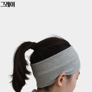 NP30S 국내산 면골지 남자 여자 넓은 헤어밴드