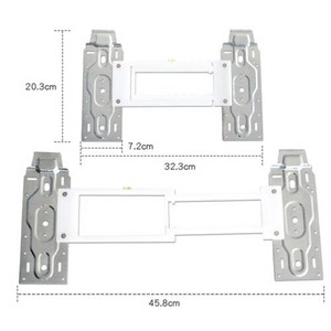 에어컨 설치 실외기 거치대 범용 벽걸이 조절 지지대 브래킷 가정용 분할 실내 유닛 레벨 게이지 포함, 범용 사이즈, 1개