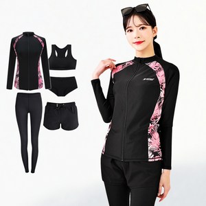 서프라이더 남녀 상하의 5종 풀세트 프린팅 집업 래쉬가드 빅사이즈 /SURFRIDER