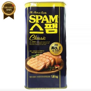 CJ스팸 클레식1.81kg 업소용대용량 박스단위(6캔!!!)판매합니다 [원산지:국산], 1개, 1.81kg