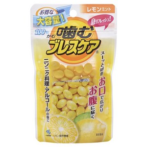 고바야시 깨물어먹는 브레스케어 파우치 레몬 민트 100개입, 1개