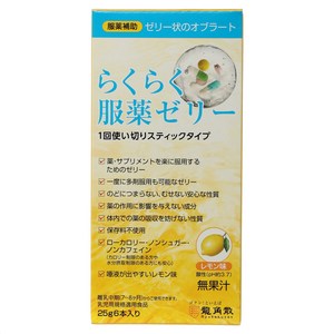 류카쿠산 라쿠라쿠 복약 젤리 레몬맛 6개입 스틱