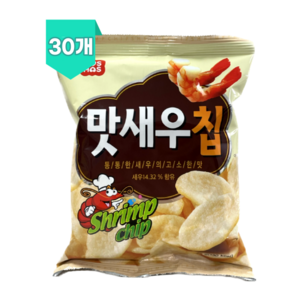 코스모스 맛새우칩 25g x 30봉, 30개