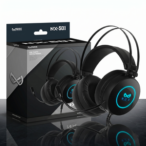 녹스 게이밍 헤드셋 NX-501 USB 게임용 마이크 7.1