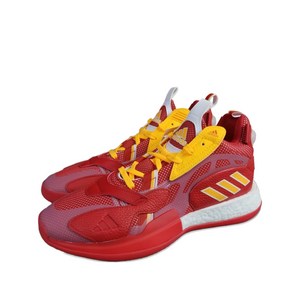 아디다스 존부스트 "레드" 스니커즈, US men 11.5(KR 295), 레드계열+옐로우계열