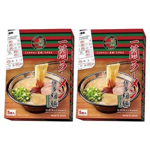 이치란 라멘 하카타 가는 면 5개입, 2개