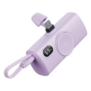 기내반입 머레이 도킹형 보조배터리 5000 c타입 8핀 고속 아이폰용 고속충전 워치 휴대용 충전기