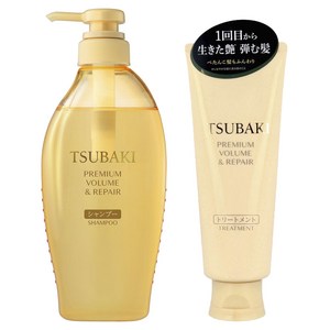 츠바키 프리미엄 볼륨 & 리페어 샴푸 450ml + 트리트먼트160g