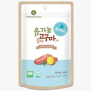 네츄럴코어 유기농 고구마가 좋아, 블루베리, 60g, 5개