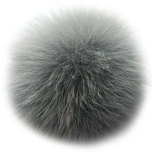 보띠랑스 여우 털방울-대 12cm 방울 FOX FUR 폼폼 폭스퍼, 13스카이그레이, 1개