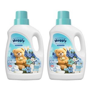 허글리 초고농축 섬유유연제 미스틱퍼퓸, 3L, 2개