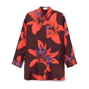 알렉산더맥퀸 플로럴 프린트 셔츠, 레드계열, Italy 40(KR 55)