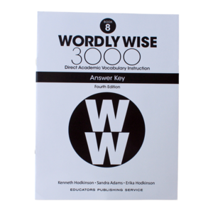 Wodly Wise 3000: Book 8 Answe Key (4/E), Educatos Pub Sevice