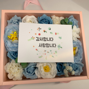 엘리오 플라워 반전 용돈박스, 블루, 1개