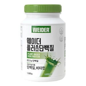 웨이더 플러스 단백질 녹차라떼맛 1020g, 1.02kg, 1개