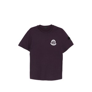 몽클레르 로고 패치 티셔츠, 바이올렛/보라계열, Standard L(KR 100-180)