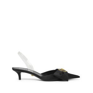 베르사체 알리아 슬링백 펌프스 45mm, Italy 36(KR 230), 블랙계열