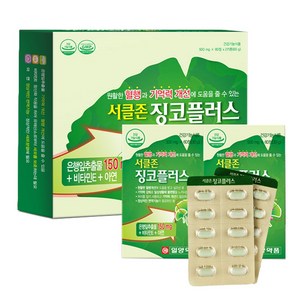 일양약품 서클존 징코플러스, 120정, 1개