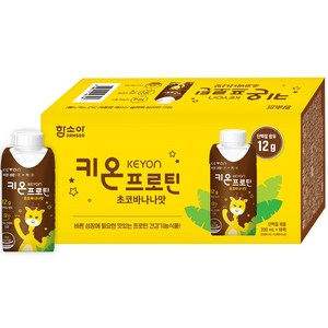 함소아 아동용 키온 프로틴 음료 초코바나나맛, 200ml, 18개