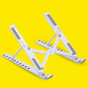 어뮤즈하우스 프리미엄 초경량 접이식 강화 ABS 노트북 거치대 + 파우치