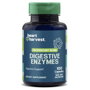 Heart & Harvest 프로프리어터리 블렌드 다이제스티브 엔자임 캡슐, 100정, 1개