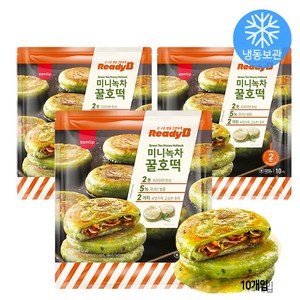 삼립 SPC 냉동 미니 녹차 꿀호떡, 3개, 320g