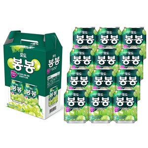 해태htb 포도 봉봉, 238ml, 12개