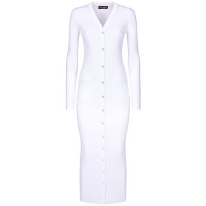 돌체앤가바나 골지 니트 롱 가디건, 화이트계열, Italy 44(KR 66)