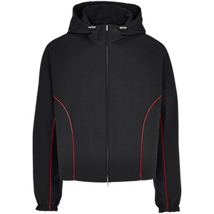 페라가모 콘트라스트 파이핑 드로스트링 경량재킷, 블랙계열, IT/FR 52(KR 110)