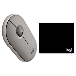 로지텍 페블 무선마우스 + 마우스 패드 일반형