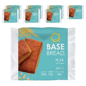 베이스푸드 베이스 브레드 밀크 2개입, 93g, 8개