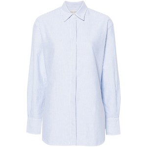 골든 구스 옥스포드 스트라이프 셔츠, 블루계열+화이트계열, Standard XS(KR 44)