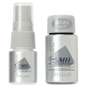 슈퍼밀리언헤어 흑채 미니 세트, NO.11 그레이, 1개