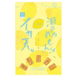 Maruka Foods Setouchi Series 오징어 튀김 스낵 세토우치 레몬 맛, 60g, 1개