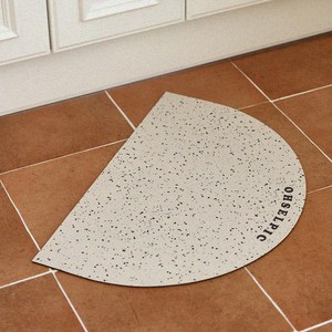 오셀픽 오브제 반원형 빨아쓰는 규조토 발매트