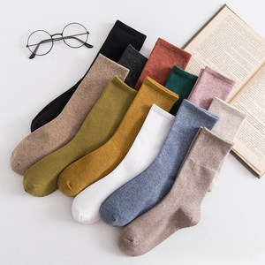 ROJI 여성용 컬러 중목 양말 10종 세트