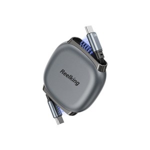 Reelking C타입-C타입 자석타입 휴대용 릴케이블 초고속 PD PPS 240W