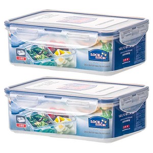 락앤락 플라스틱 밀폐용기, 1000ml3구, 2개