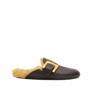 발망 페이크 퍼 레더 뮬, Europe 36(KR 230), 블랙계열