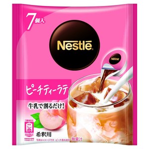 네슬레 피치 티 라테 포션 7개입